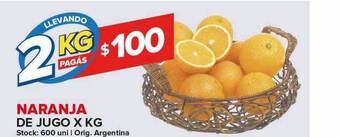 Carrefour Maxi Naranja de jugo x kg oferta