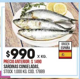 Coto Sardinas congeladas oferta
