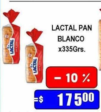 Dulcenter Lactal pan blanco oferta