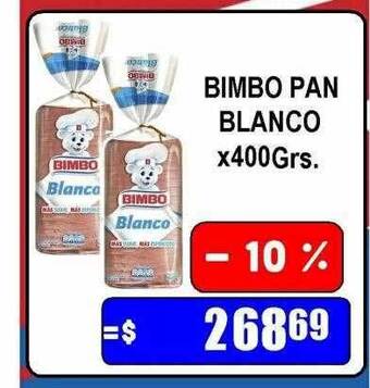 Dulcenter Bimbo pan blanco oferta
