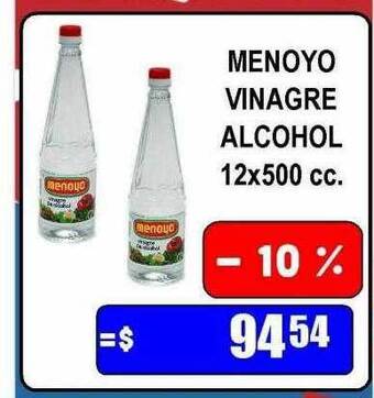 Dulcenter Menoyo vinagre alcohol oferta