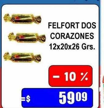 Dulcenter Felfort dos corazones oferta