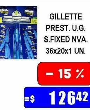 Gillette prest u g s fixed nva