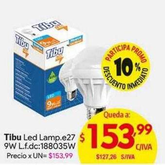 Medamax Tibu led lamp e27 9w l.f.dc:188035w oferta