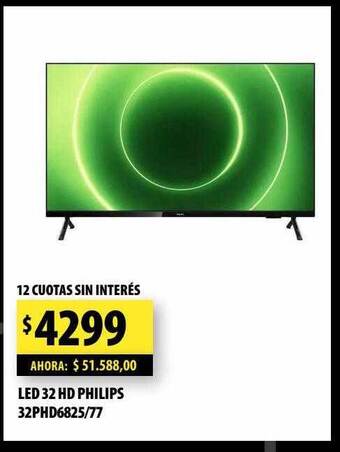 Punto Mayorista Led 32 hd philips 32phd6825 77 oferta