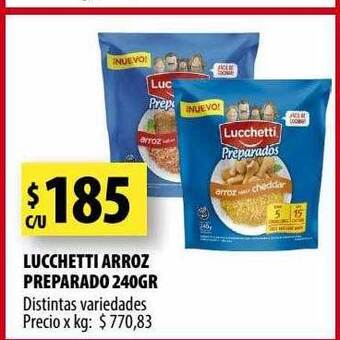 Punto Mayorista Lucchetti arroz preparado oferta