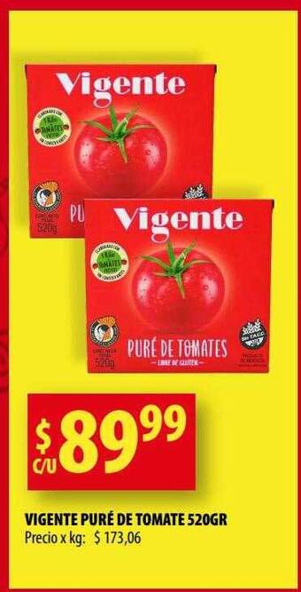 Punto Mayorista Vigente puré de tomate oferta