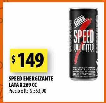 Punto Mayorista Speed energizante oferta