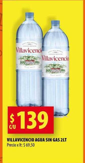 Punto Mayorista Villavicencio agua sin gas oferta