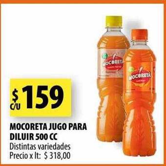 Punto Mayorista Mocoreta jugo para diluir oferta