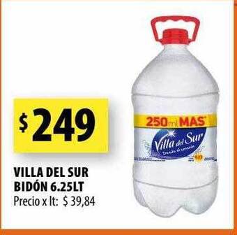 Punto Mayorista Villa del sur bidón 6.25lt oferta