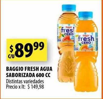 Punto Mayorista Baggio fresh agua saborizada oferta