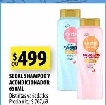 Punto Mayorista Sedal shampoo y acondicionador oferta