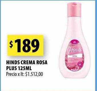 Punto Mayorista Hinds crema rosa plus oferta