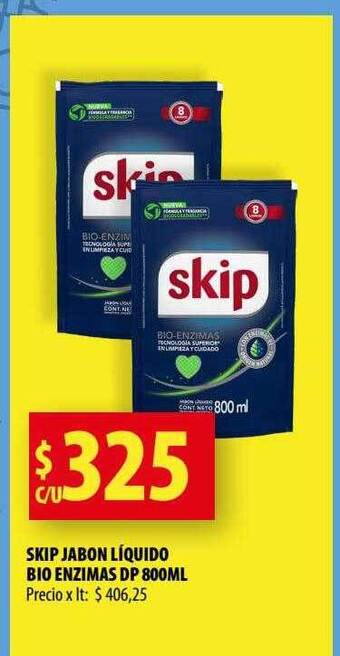 Punto Mayorista Skip jabon liquido bio enzimas oferta