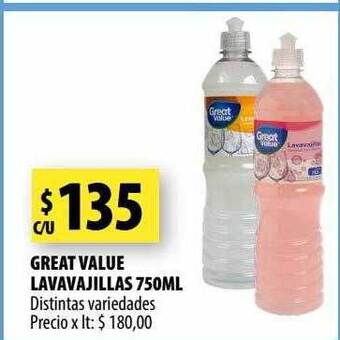 Punto Mayorista Great value lavavajillas oferta