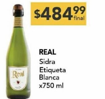 Nini Mayorista Real Sidra Etiqueta Blanca x750 ml oferta