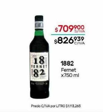 Nini Mayorista 1882 fernet oferta