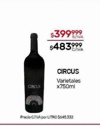 Nini Mayorista Circus varietales oferta