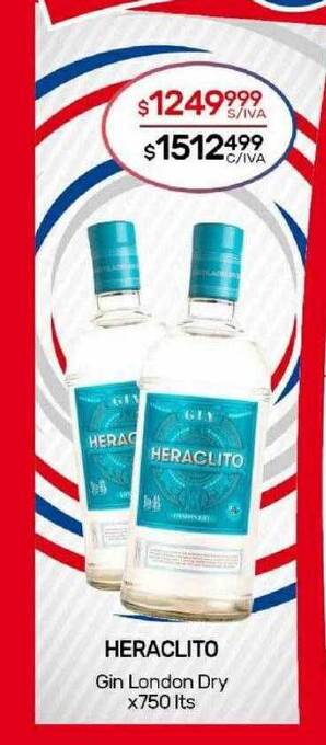 Nini Mayorista Heraclito gin london dry oferta