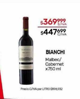 Nini Mayorista Bianchi malbec cabernet oferta