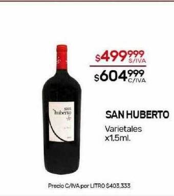 Nini Mayorista San huberto varietales oferta