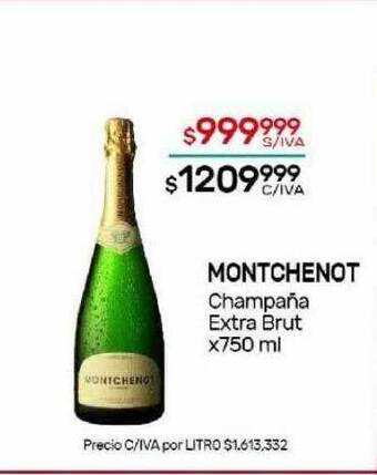 Nini Mayorista Montchenot champaña extra brut oferta