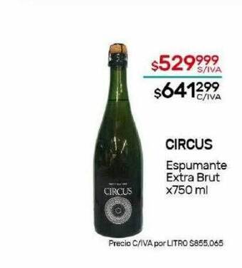 Nini Mayorista Circus espumante extra brut oferta