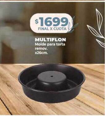 Supermayorista Vital Multiflon molde para torta remov oferta