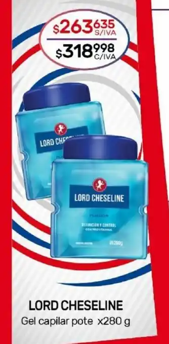 Nini Mayorista Lord Cheseline Gel Capilar Pote x280g oferta