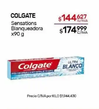 Nini Mayorista Colgate Sensations Blanqueadora x90 g oferta