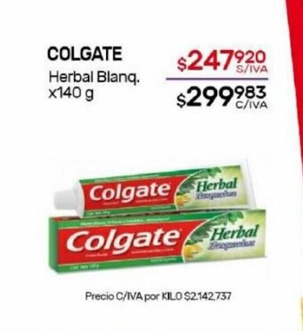 Nini Mayorista Colgate Herbal Blanq. x140g oferta