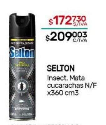 Nini Mayorista Selton Insect. Mata Cucarachas N/F x 360 cm3 oferta