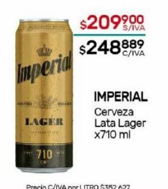 Nini Mayorista Imperial Cerveza Lata Lager x 710ml oferta