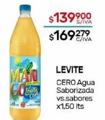 Nini Mayorista Levite Cero Agua Saborizada vs Sabores x 1.50lts oferta