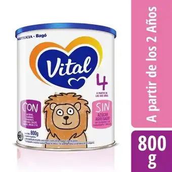 Vital infantil 4 nutri plus 800 grs