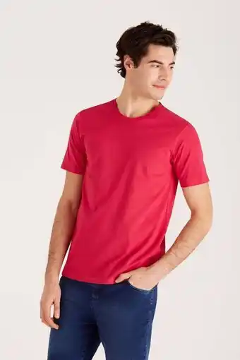 Remera jersey lisa frutilla