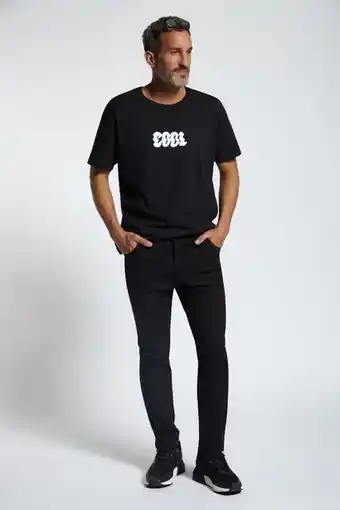 Macowens Pantalón sport de gabardina negro oferta