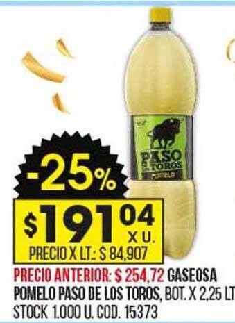 Coto Gaseosa pomelo paso de los toros oferta
