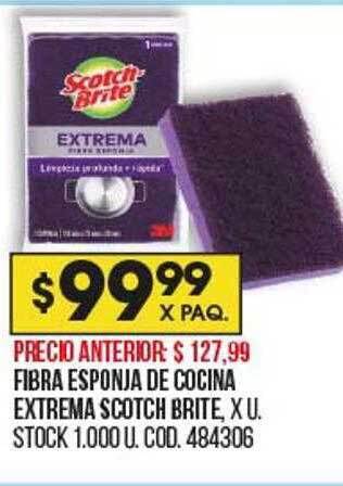 Coto Fibra esponja de cocina extrema scotch brite oferta