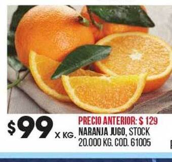 Coto Naranja jugo oferta