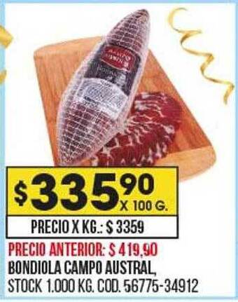 Coto Bondiola campo austral oferta