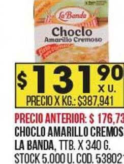 Coto Choclo amarillo cremoso la banda oferta