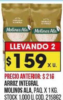 Coto Arroz integral molinos ala oferta