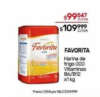 Nini Mayorista Favorita harina de trigo 000 vitaminas b6 b12 oferta
