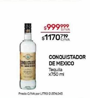 Nini Mayorista Conquistador de mexico tequila oferta