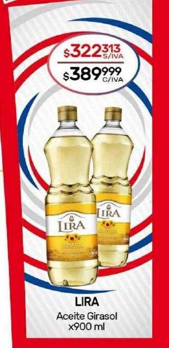 Nini Mayorista Lira aceite girasol oferta