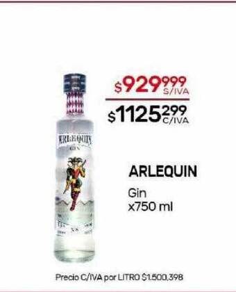 Nini Mayorista Arlequin gin oferta