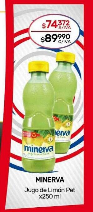 Nini Mayorista Minerva jugo de limón pet oferta