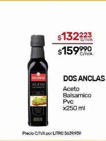 Nini Mayorista Dos anclas aceto balsamico pvc oferta